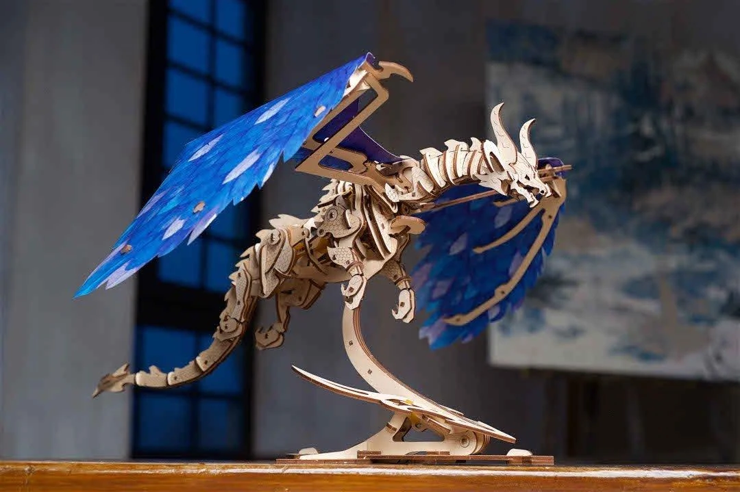 Storm Dragon - mechaninis modelis surinkimui - fanera - 320 elementų - Ugearsmodels