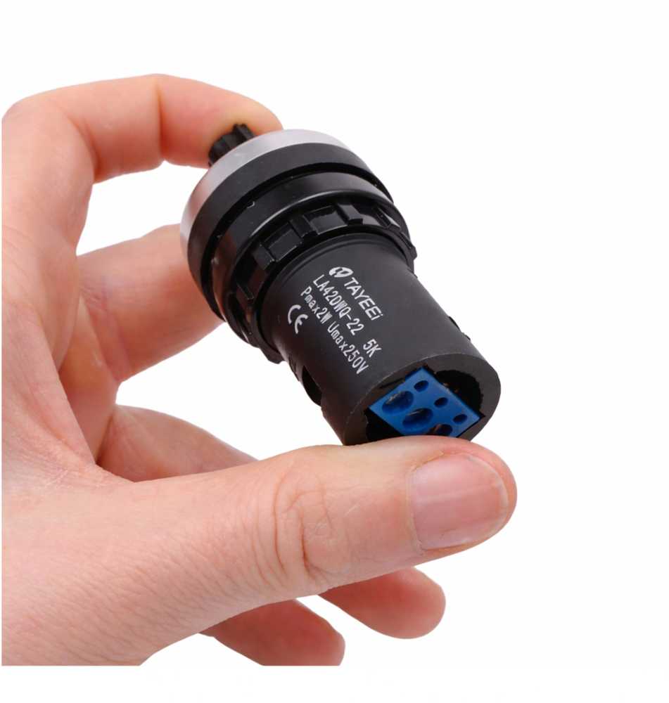 Sukamasis potenciometras LA42DWQ-22 10K - keitiklio reguliavimui
