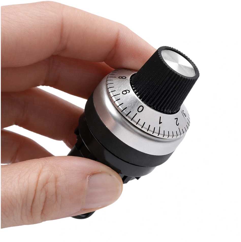 Sukamasis potenciometras LA42DWQ-22 10K - keitiklio reguliavimui