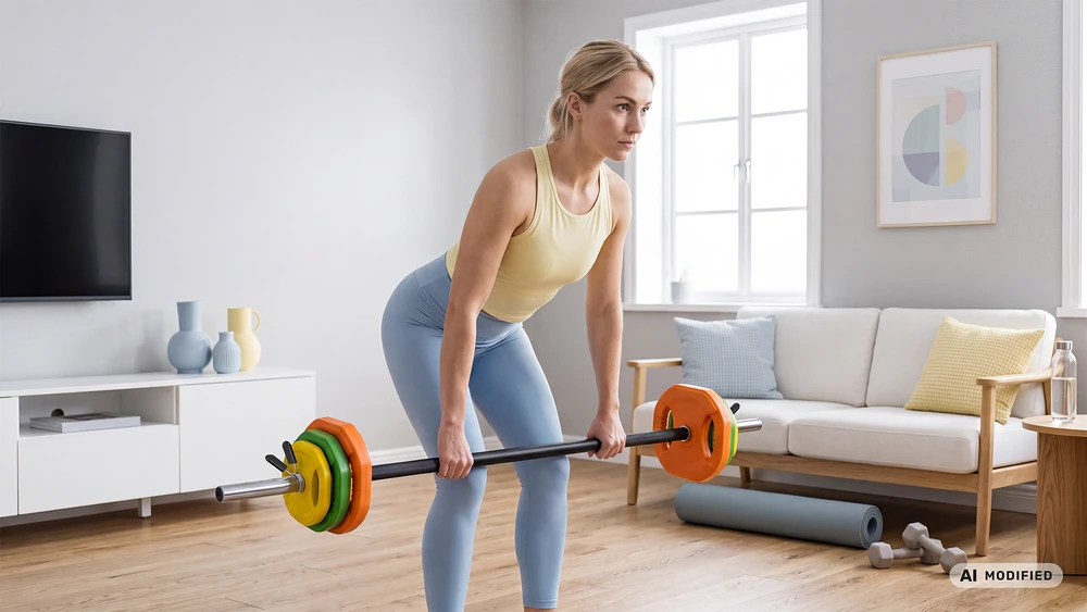 Sulankstoma štanga su ketaus svoriu, 140 cm štanga, 20 kg treniruočių rinkinys, REBEL ACTIVE