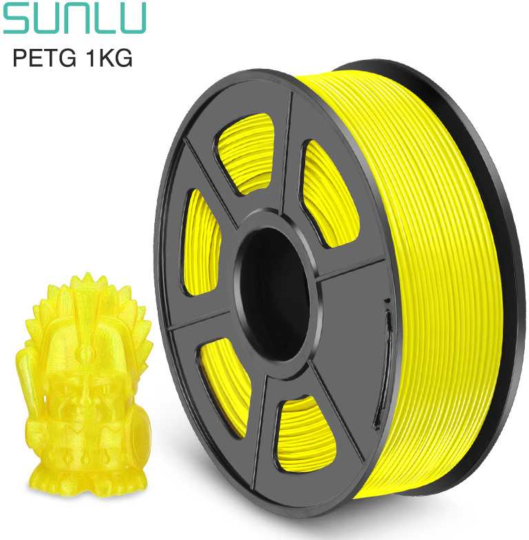 Sunlu PETG siūlas - 1.75mm - 1kg Juodas