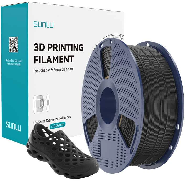 Sunlu TPU 95A Filament (Juodas)
