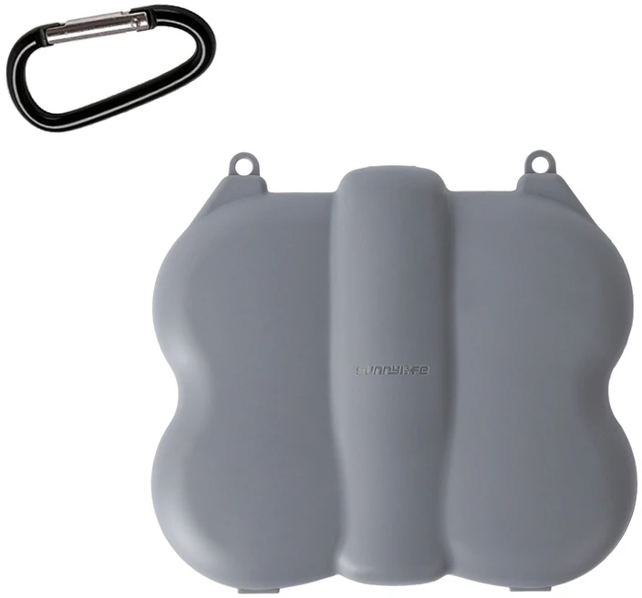 „Sunnylife“ mini nešiojimo dėklas su karabinu, skirtas DJI NEO 2 (pilkas)