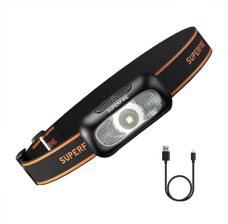 Superfire HL05-D priekinis žibintas 110lm USB