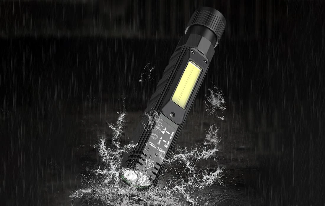 SuperFire G19 daugiafunkcis žibintuvėlis G19 200lm USB