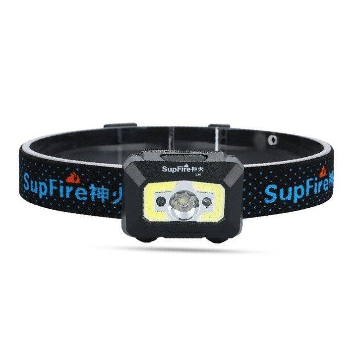 Žibintuvėlis su bekontakčiu jungikliu Superfire X30, 500lm, USB