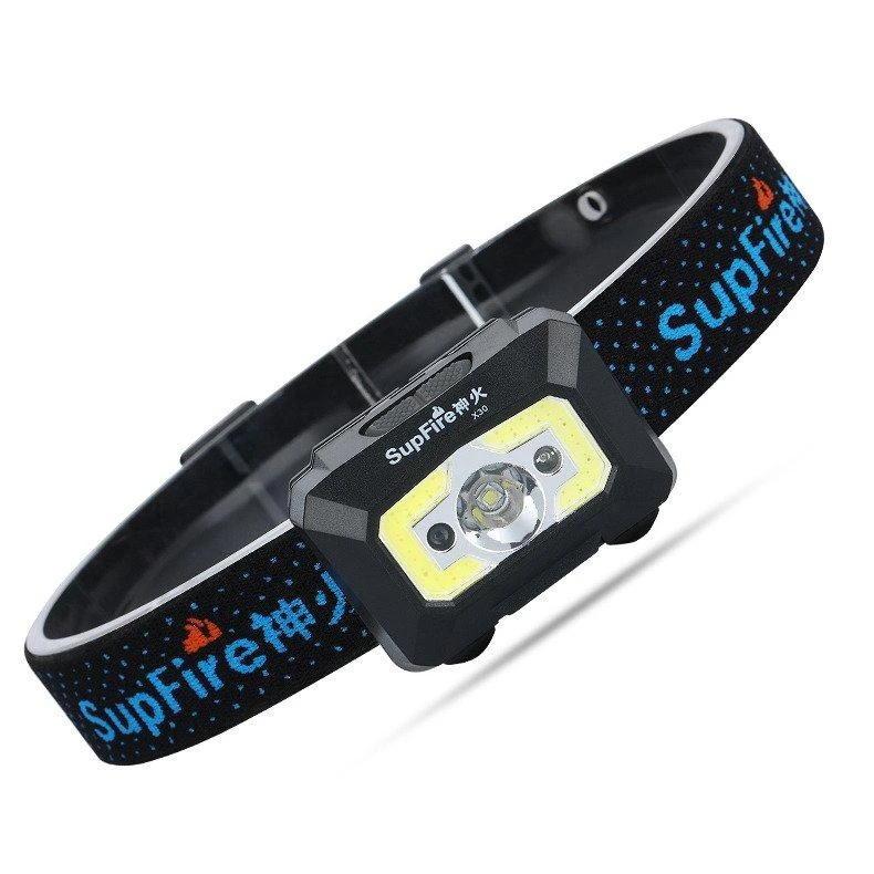 Žibintuvėlis su bekontakčiu jungikliu Superfire X30, 500lm, USB