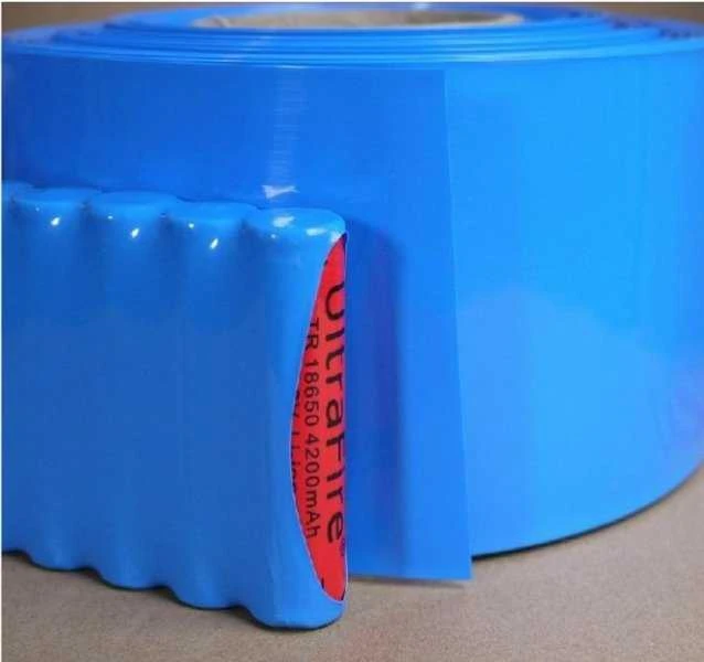 Oem Susitraukianti termo PVC plėvelė 38mm plotis - mėlynos spalvos