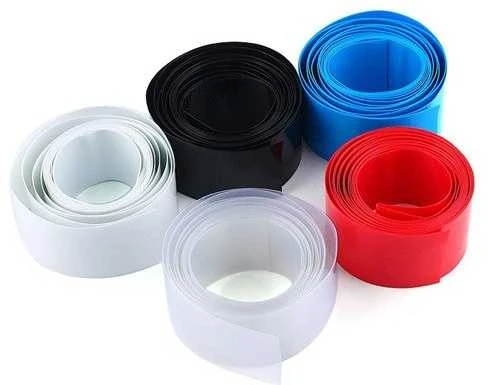 Oem Susitraukianti termo PVC plėvelė 38mm plotis - mėlynos spalvos
