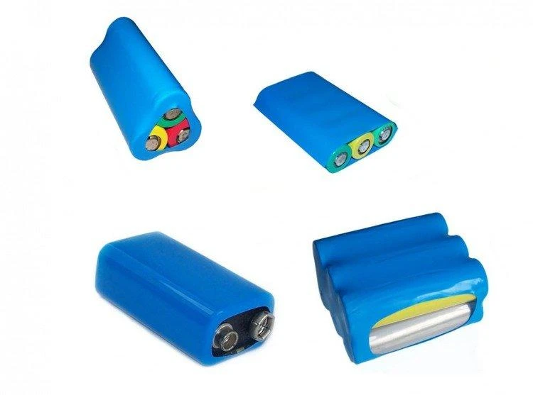 Oem Susitraukianti termo PVC plėvelė 38mm plotis - mėlynos spalvos
