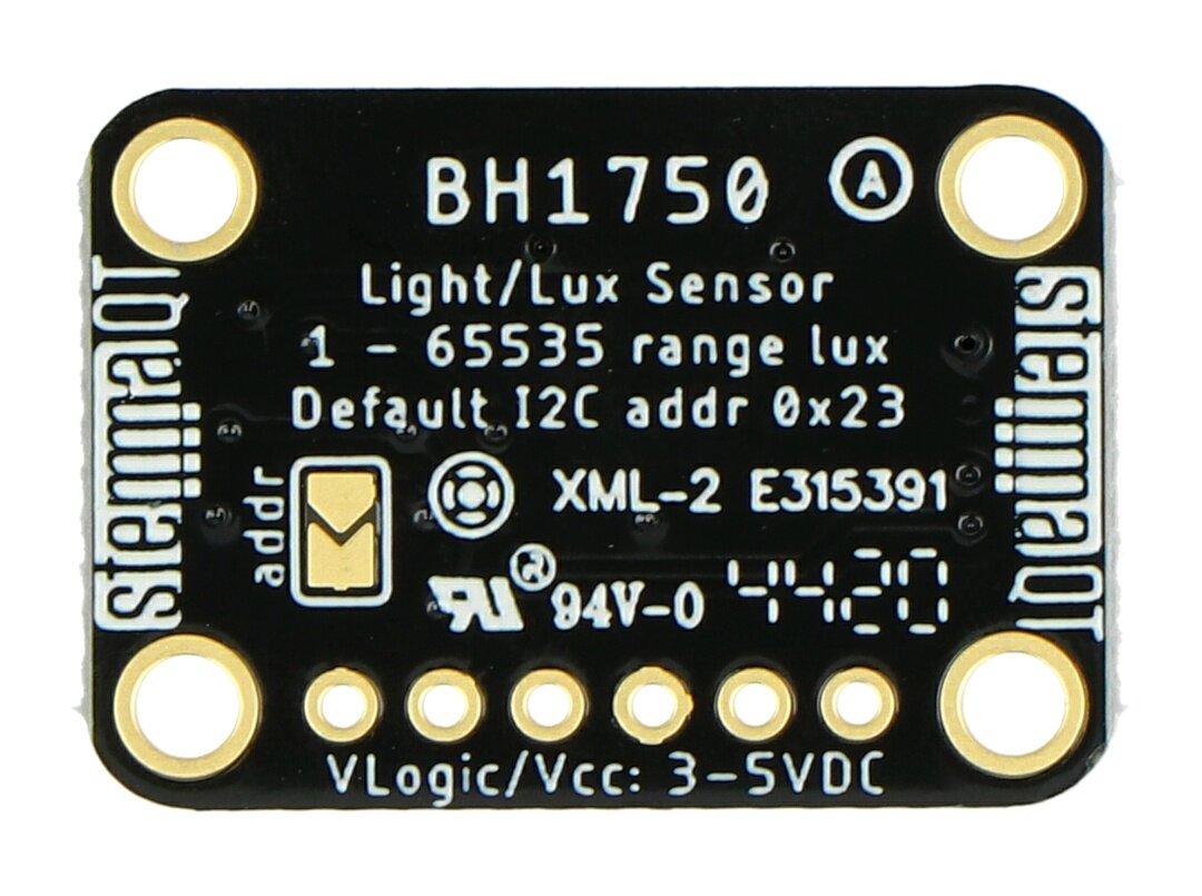 Šviesos intensyvumo jutiklis BH1750, STEMMA QT / Qwiic, Adafruit 4681