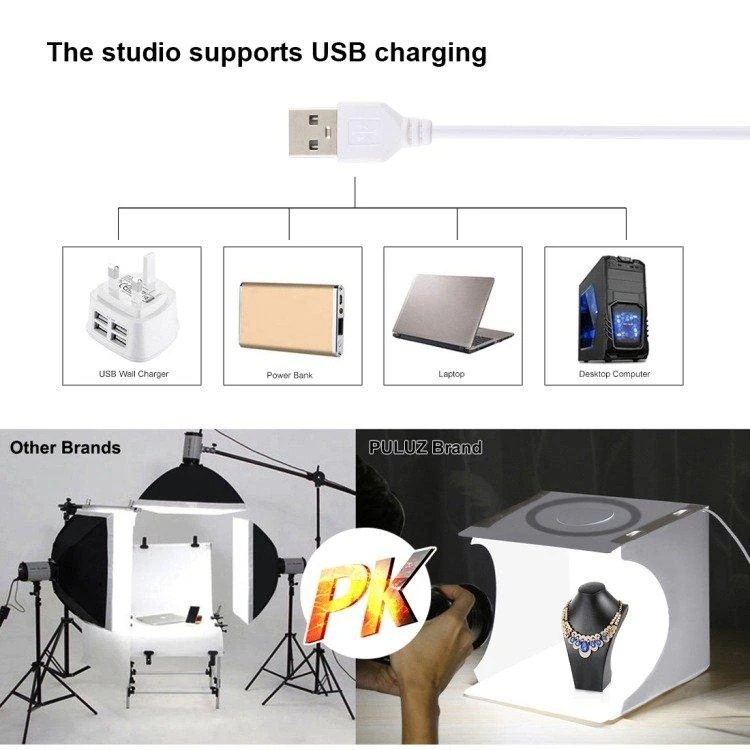 Fotostudija Puluz LED 30cm