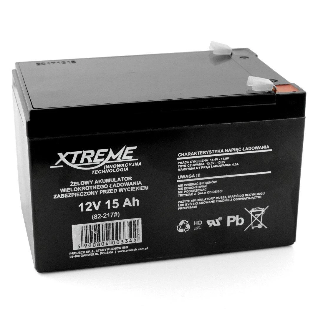 Švino akumuliatorius Blow Xtreme 82-217, 12 V, 15 Ah