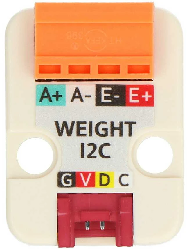 M5Stack svorio jutiklio modulis su gnybtais ir I2C jungtimi