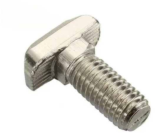 Grąžtas Oem T formos varžtas - M6 x 16mm - 10 vnt, - griovelis - 3030 aliuminio profiliams - T-Bold