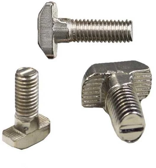Grąžtas Oem T formos varžtas - M6 x 16mm - 10 vnt, - griovelis - 3030 aliuminio profiliams - T-Bold