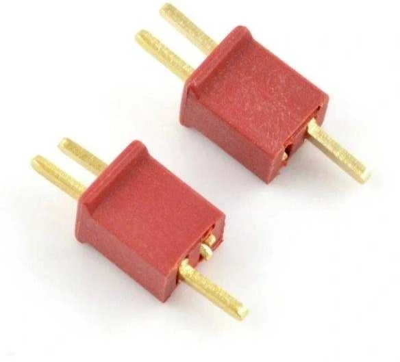 Mini T-Plug jungčių pora su auksiniais kontaktais