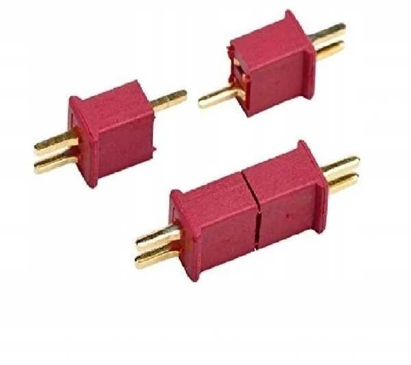Mini T-Plug jungtys su auksinais kontaktais