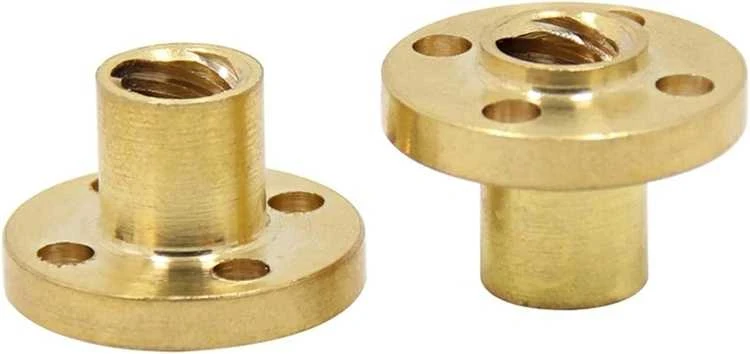 Oem T8x14 bronzinė veržlė trapeciniam varžtui - 3D spausdintuvas