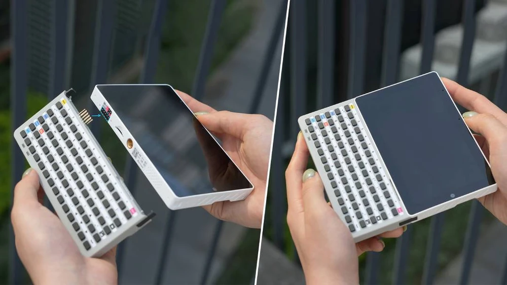 Tab5 klaviatūra – 70 klavišų fizinė klaviatūra, skirta Tab5 – STM32F030C8T6 – M5Stack A164