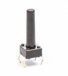 TACT mikrojungiklis 6x6x13 mm su ilgu stūmikliu