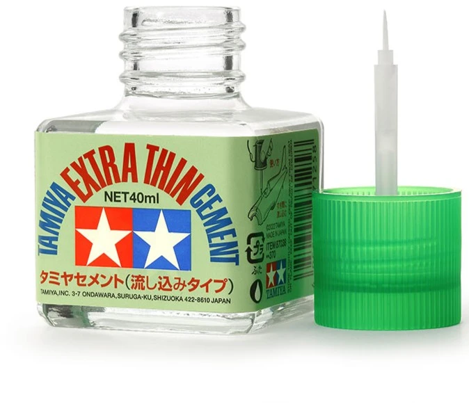 Tamiya Ypač skysti klijai, 40ml, 87038