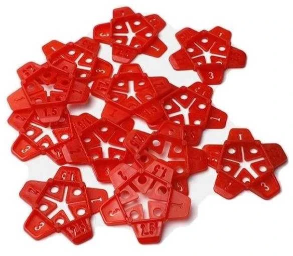 Oem Tarpiklis sujungimams 1-3mm - 50 vnt - Universalus tarpiklis plytelių išlyginimo sistemai.