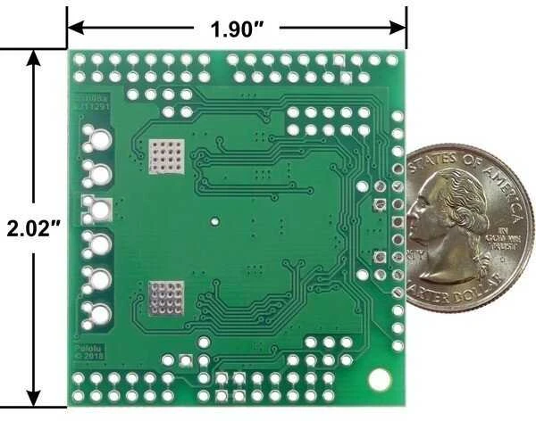 TB9051FTG, 2 kanalų variklio valdiklis 28V/2.6A, Arduino priedėlis, Pololu 2520
