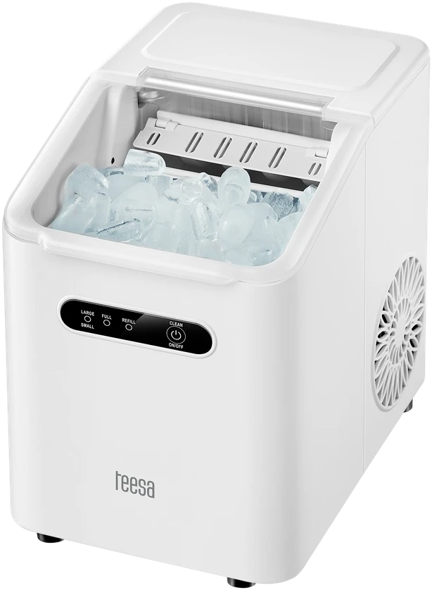 TEESA EASY ICE ledo gaminimo aparatas, 11 kg ledo, 1 l, 110 W, du kubelių dydžiai, savaiminis valymas