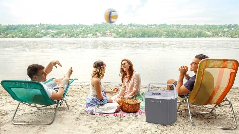 Teesa turistinis šaldytuvas su šildymo funkcija 25L