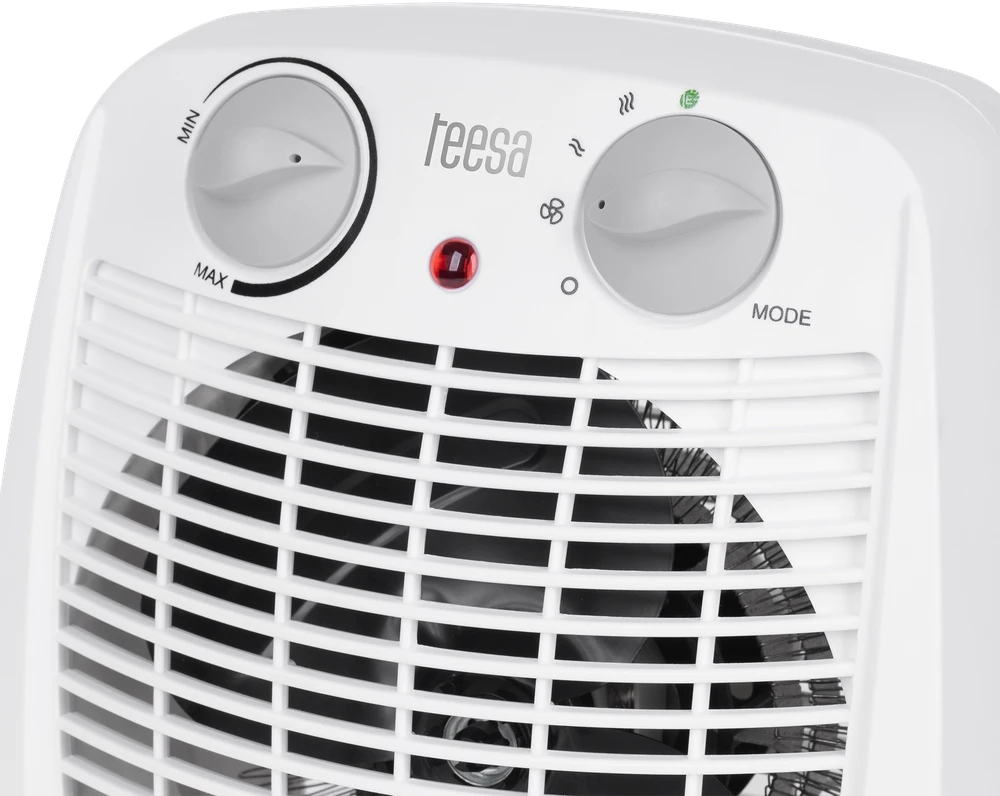 Teesa TSA8059 elektrinis patalpų šildytuvas Baltas 2000 W ventiliatorius elektrinis patalpų šildytuvas