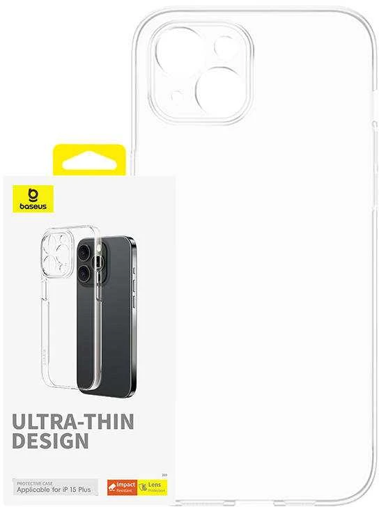 Telefono dėklas, skirtas iPhone 15 Plus Baseus OS-Lucent serijai (aiškus)