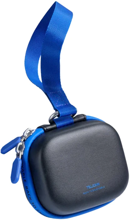 Telesin DisAdv EVA Universal Mini Transport Bag for Sports Cameras juodos spalvos/Mėlyna