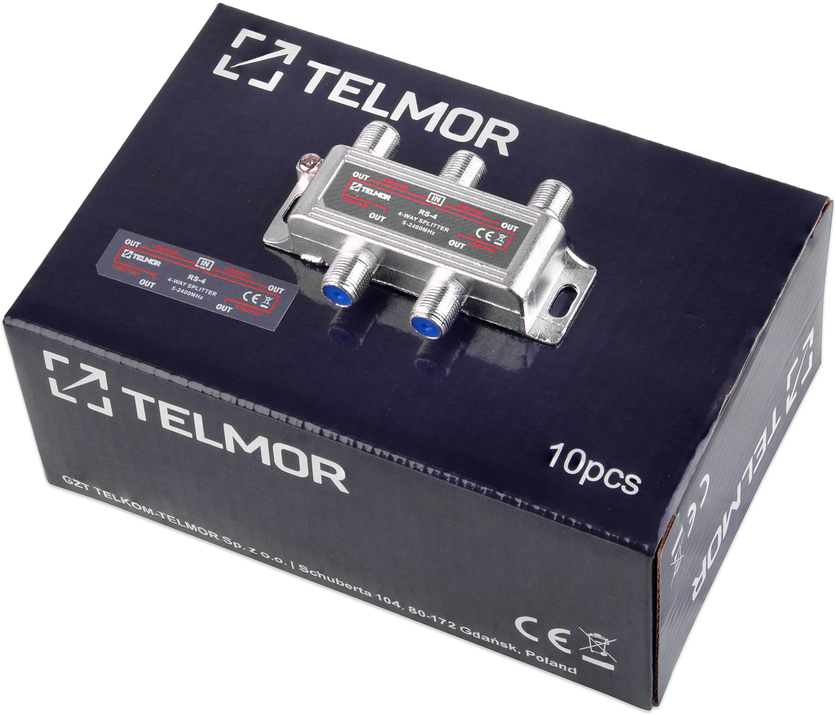 Telkom Telmor RS-4 SPLITTER 4X 2.4G DC TELMOR