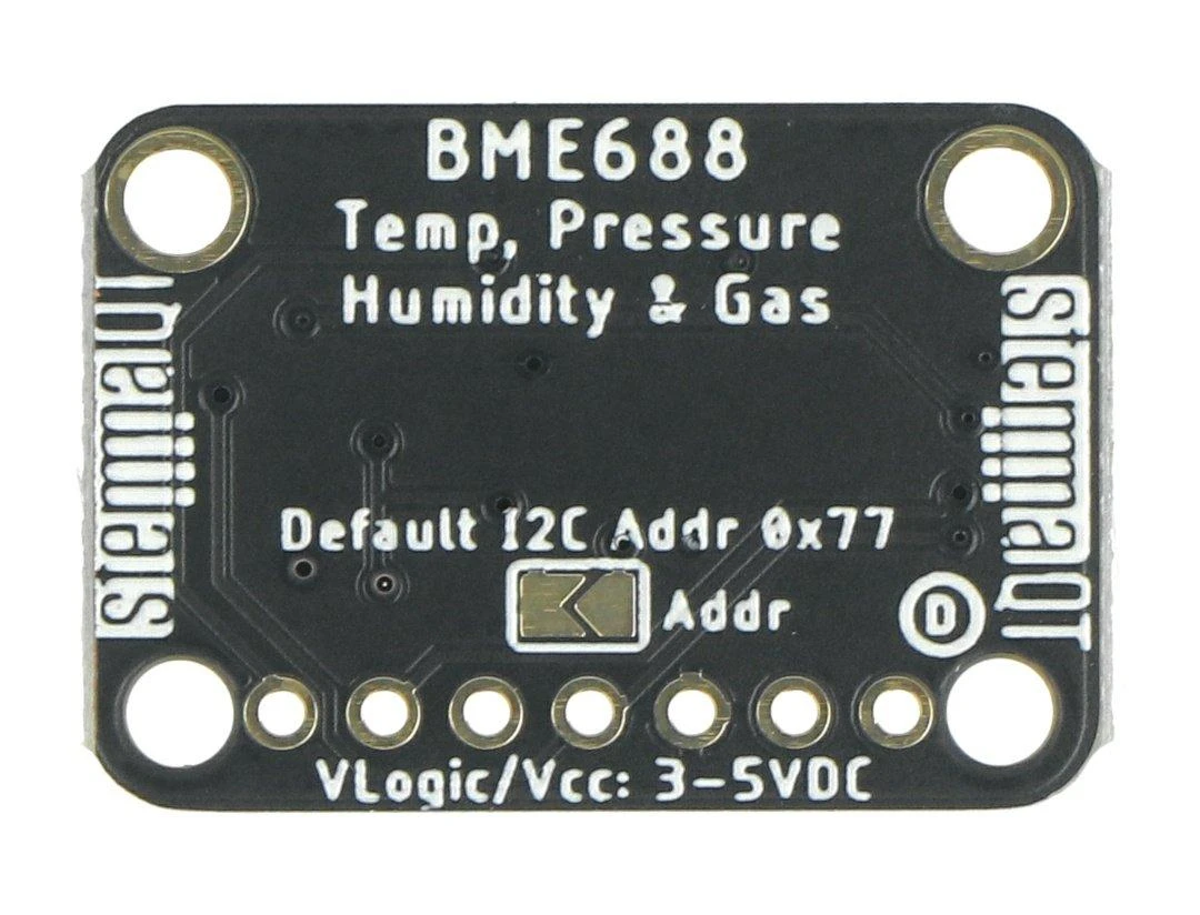 Temperatūros, drėgmės, slėgio ir dujų jutiklis, BME688, SPI/I2C, STEMMA QT/Qwiic, Adafruit 5046