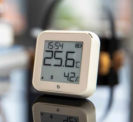 Shelly H&T GEN3 Wifi temperatūros ir drėgmės sensorius IVORY