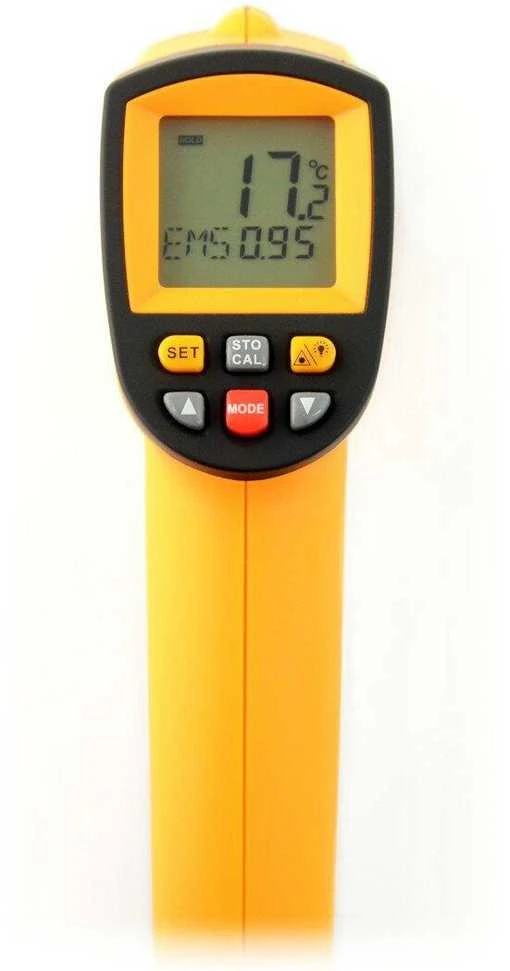 Temperatūros matuoklis Benetech GM900 pirometras nuo -50 iki 950C
