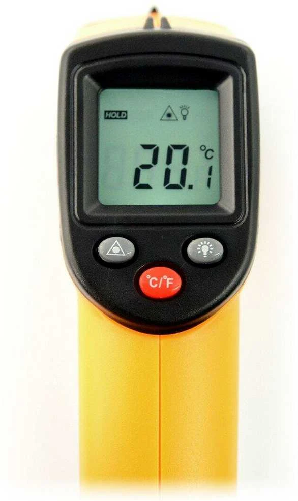 Temperatūros matuoklis pirometras Benetech GM320 nuo -50°C iki 380°C