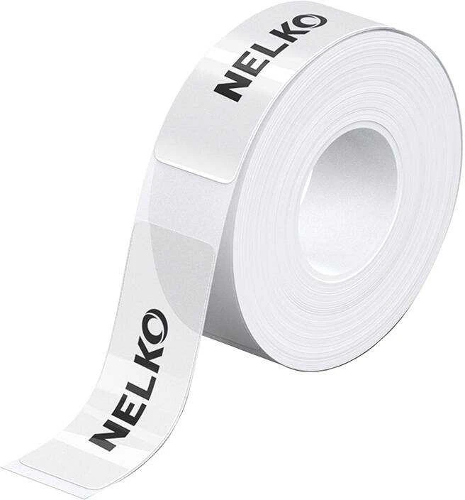 Termo etiketė etikečių spausdintuvui P21 Nelko (balta, 14*40 mm)
