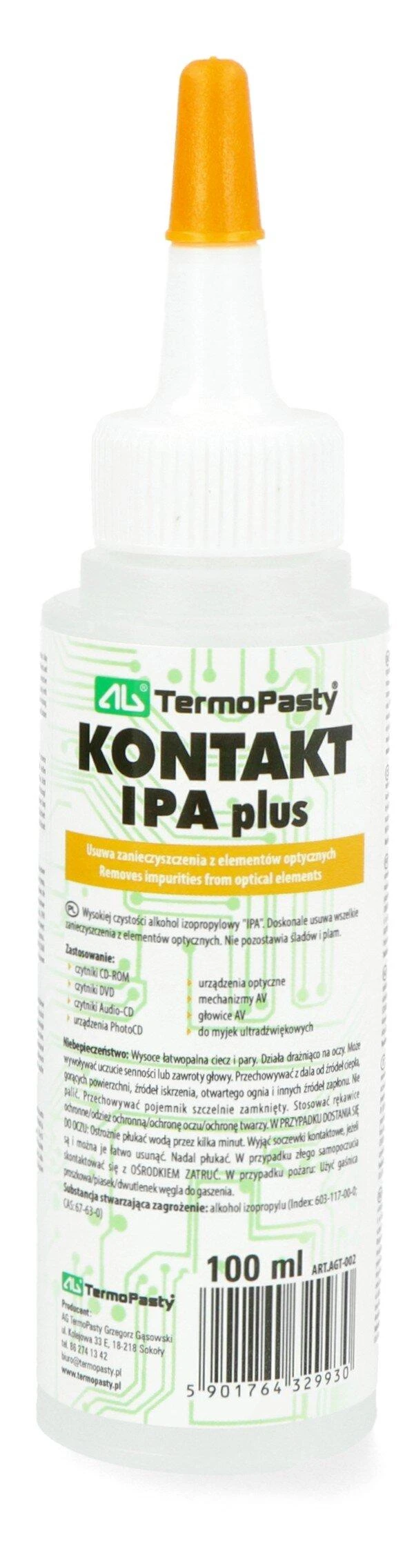 Ag Termopasty ThermoPasty Contact IPA Plus – izopropilo alkoholis
