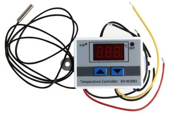 Termostatas XH-W3001 su LED ekranu ir jutikliu