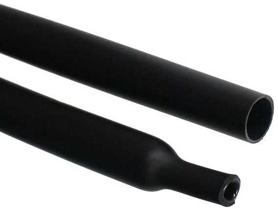 Oem Termovamzdelis 3 / 1 su klijais 4.8mm juodas 1m