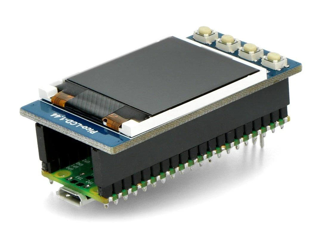 TFT LCD ekranas 1.44" 128x128px, SPI, 65K RGB, skirtas Raspberry Pi Pico, Waveshare 19576