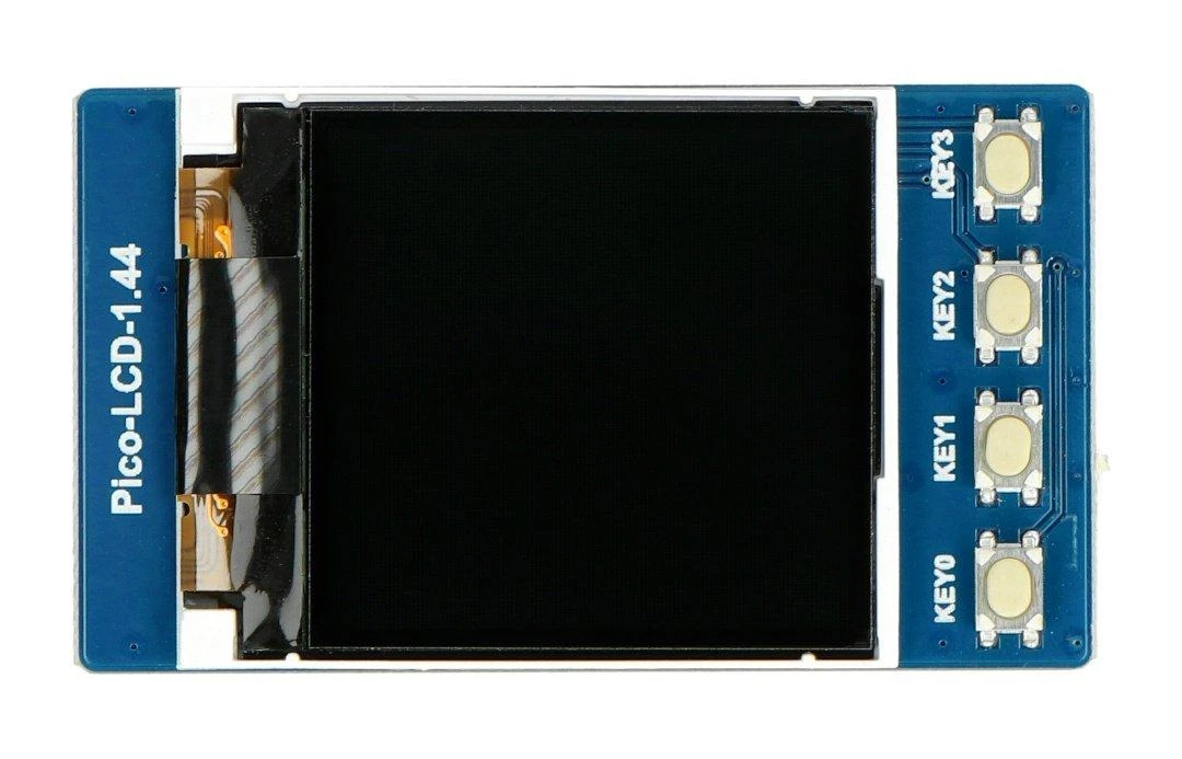 TFT LCD ekranas 1.44" 128x128px, SPI, 65K RGB, skirtas Raspberry Pi Pico, Waveshare 19576