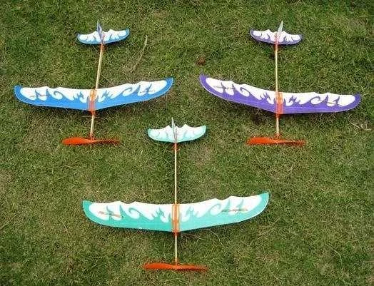 Oem Thunder Bird 500 mm guma varomas lėktuvas - guminė juostelė vaikams