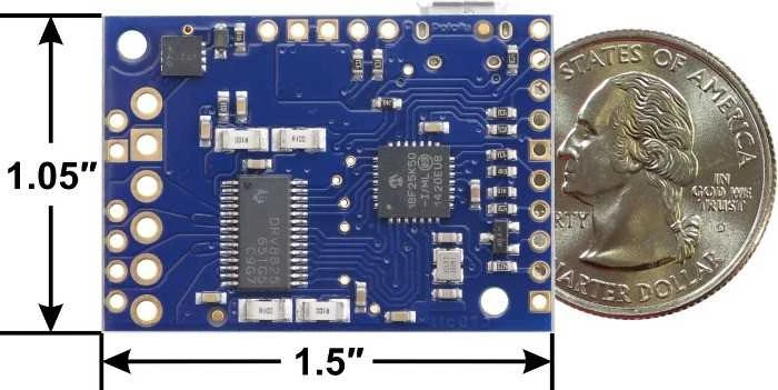 Tic T825 - USB žingsninio variklio valdiklis 45V/2.5A - Pololu 3131