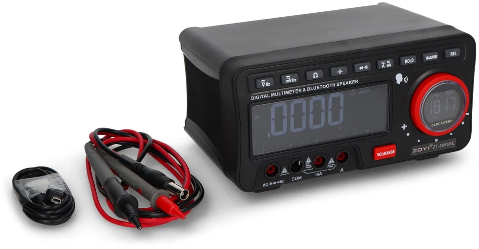 Tikrasis RMS multimetras su Bluetooth garsiakalbiu - ZOYI ZT-5566S
