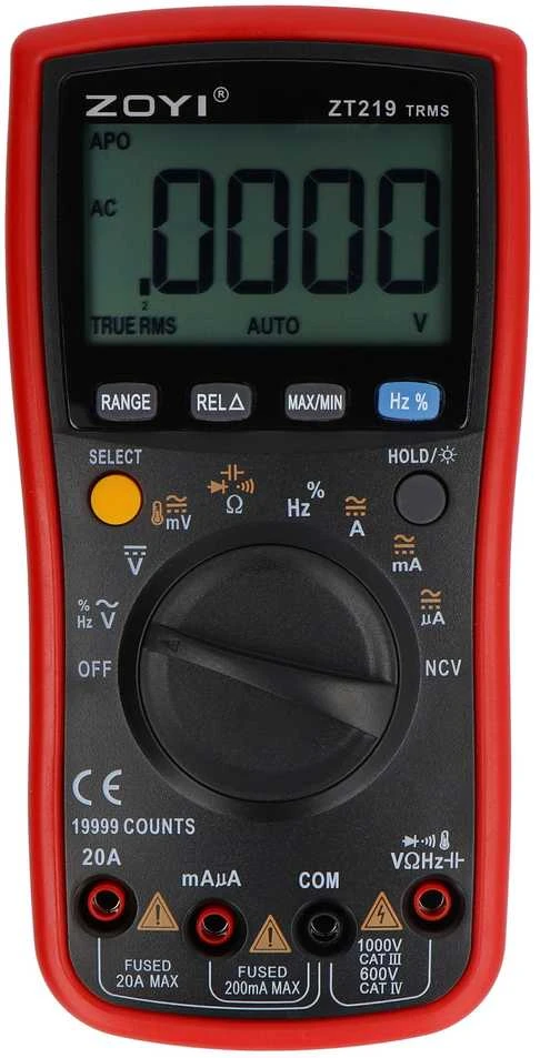 Tikrasis RMS multimetras - ZOYI ZT-219
