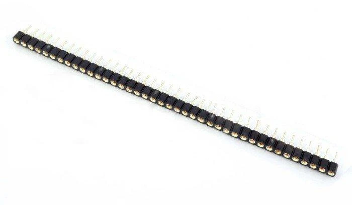 SIP40 jungtis 1x40 kontaktų, 2.54mm žingsnis