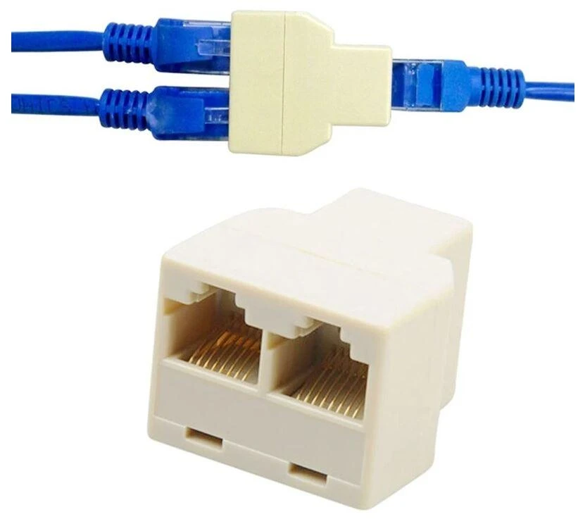Złącze Oem Tinklo kabelio adapteris 1xRJ45 į 2xRJ45